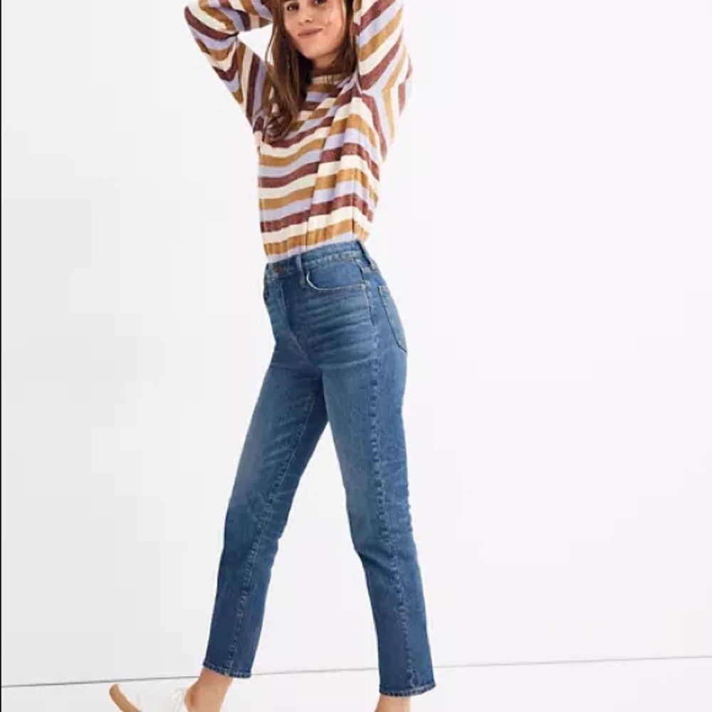 Madewell Tall Classic Straight Jean Coldbrook Wash